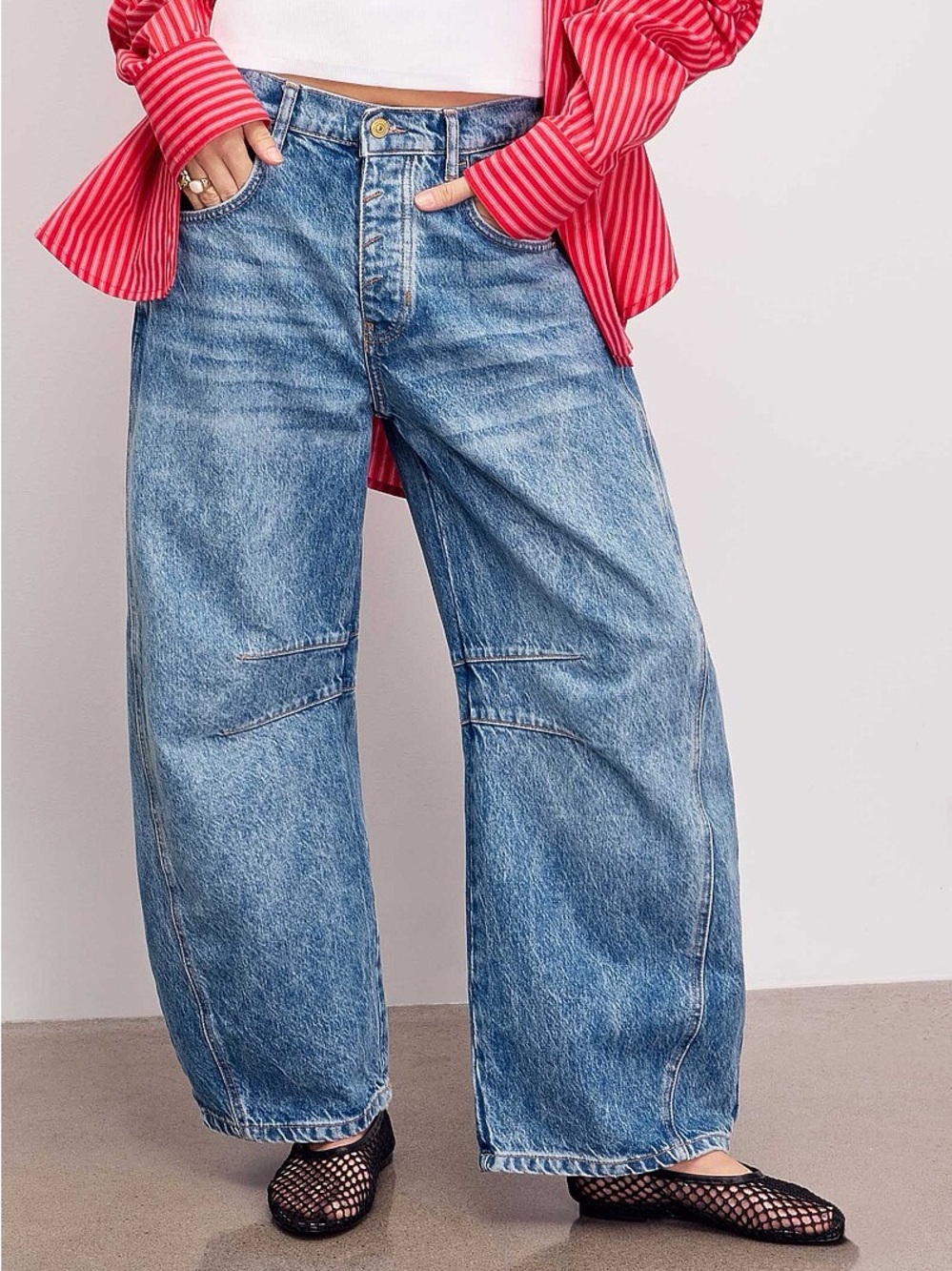 We The Free Good Luck Barrel Jean